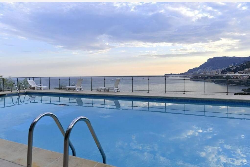 Grand Bleu, Appartamento Vista Mare E Monaco โรกบรูน-กัป-มาร์แต็ง ภายนอก รูปภาพ