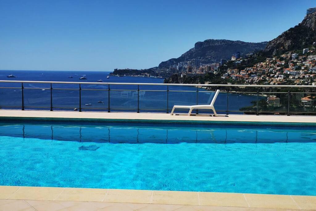 Grand Bleu, Appartamento Vista Mare E Monaco โรกบรูน-กัป-มาร์แต็ง ภายนอก รูปภาพ