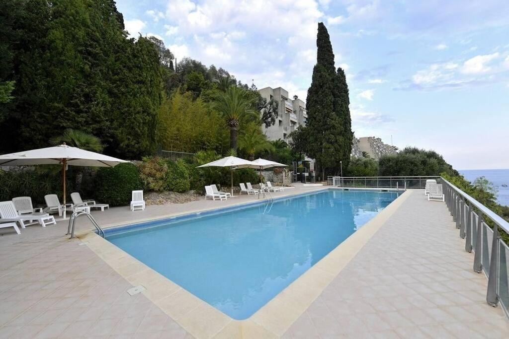 Grand Bleu, Appartamento Vista Mare E Monaco โรกบรูน-กัป-มาร์แต็ง ภายนอก รูปภาพ