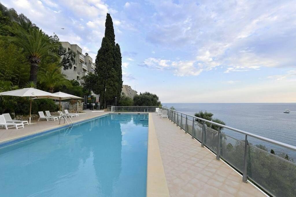 Grand Bleu, Appartamento Vista Mare E Monaco โรกบรูน-กัป-มาร์แต็ง ภายนอก รูปภาพ